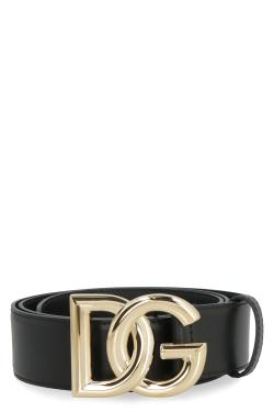 Dolce & Gabbana DG buckle leather belt