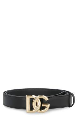 Dolce & Gabbana DG buckle leather belt