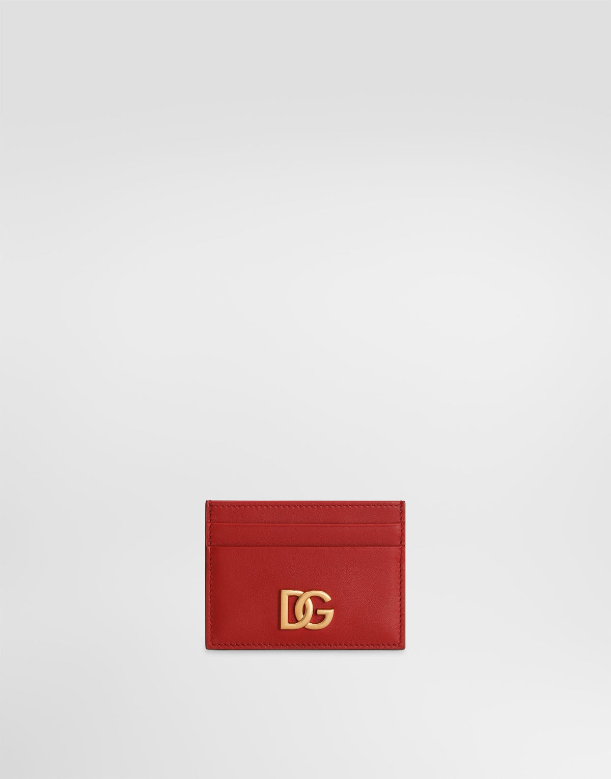 Dolce & Gabbana Leather cardholder with logo