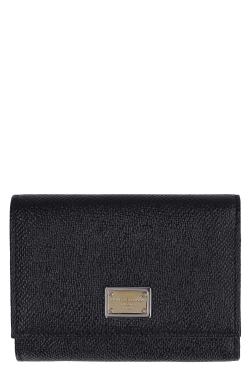 Dolce & Gabbana Dauphine-print leather wallet