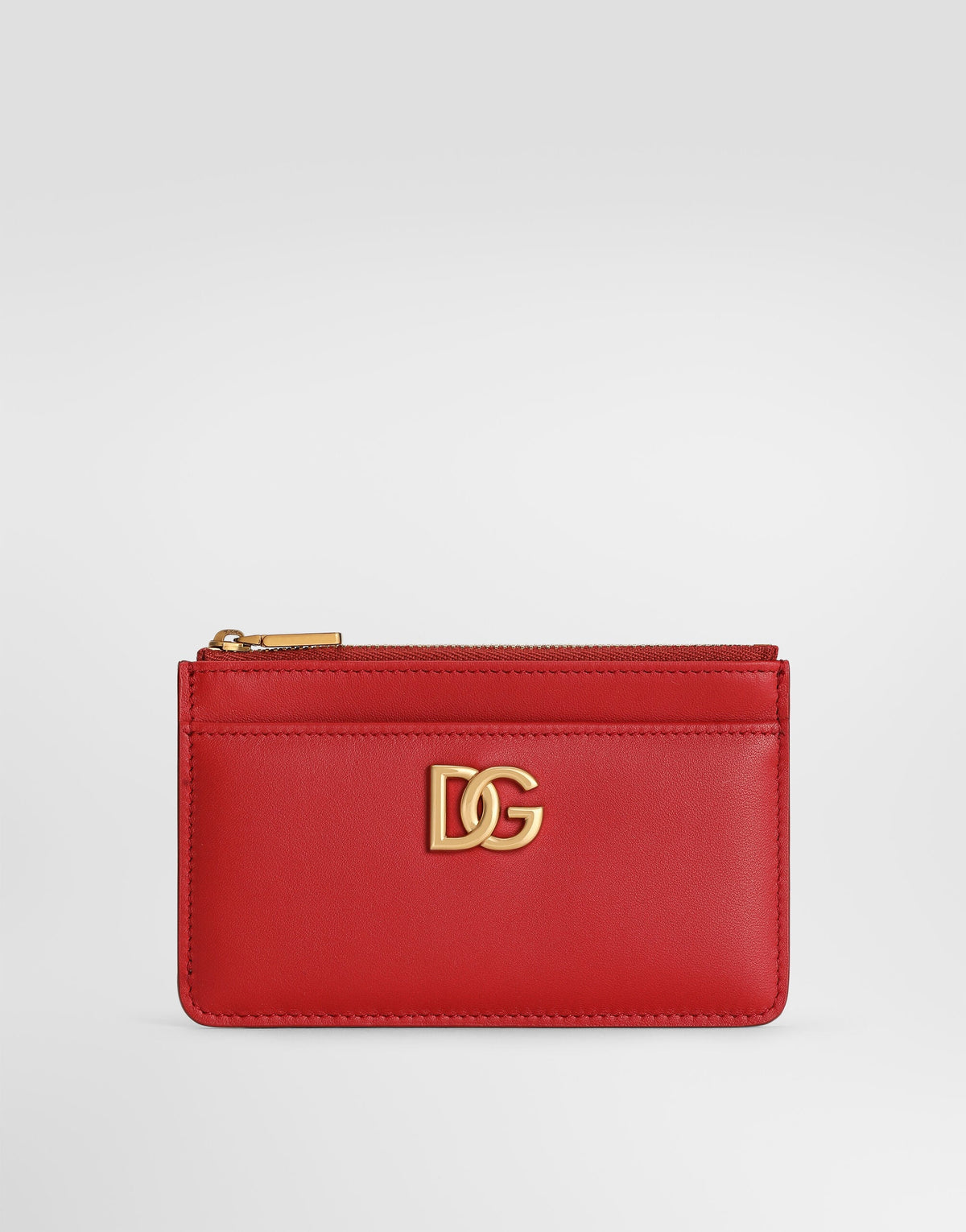 Dolce & Gabbana Leather card holder with zip