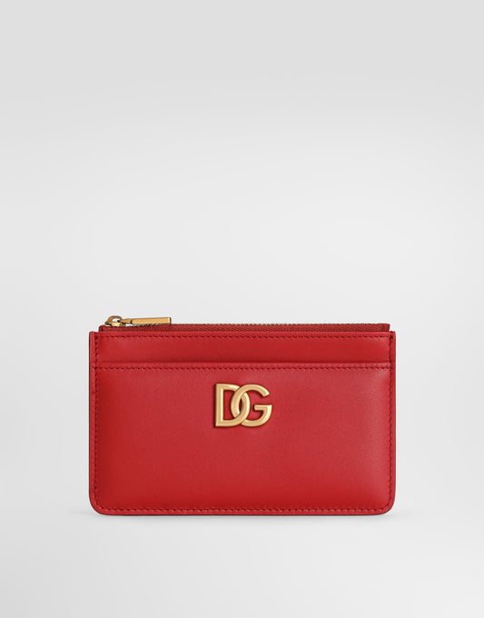 Dolce & Gabbana Leather card holder with zip