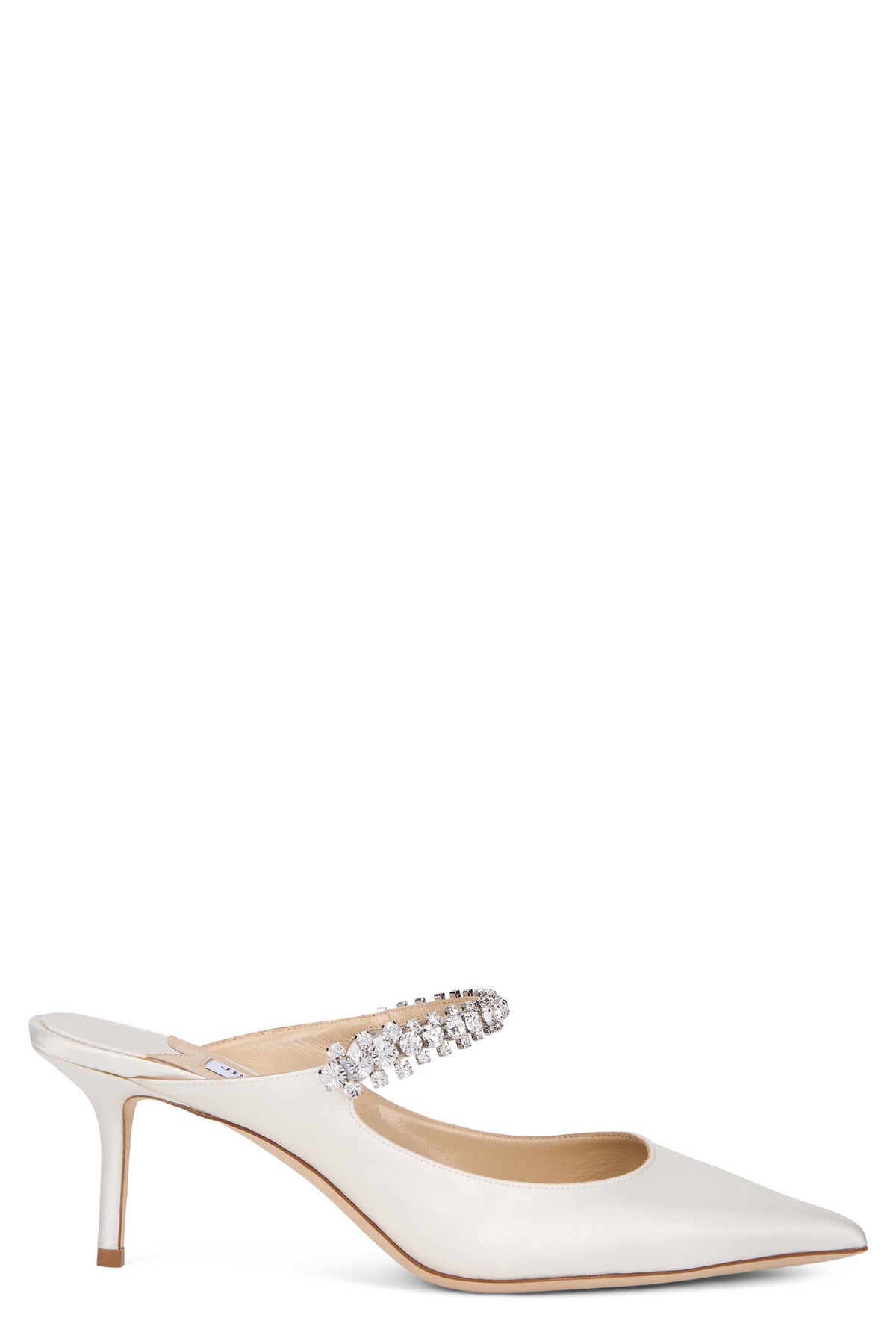Jimmy Choo Pointed décolletage with rhinestones