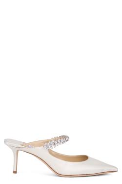 Jimmy Choo Pointed décolletage with rhinestones