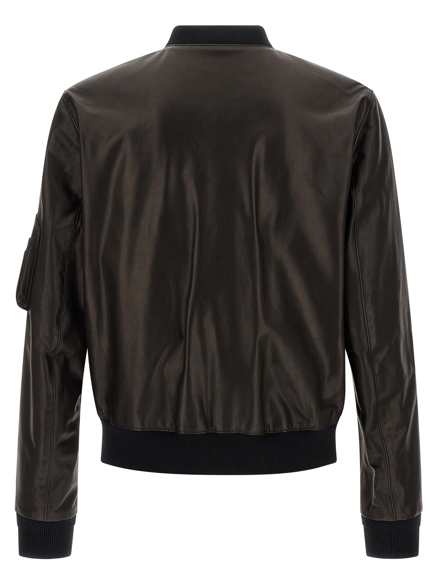 Leather bomber jacket Down jacket, Parka, Casual jackets