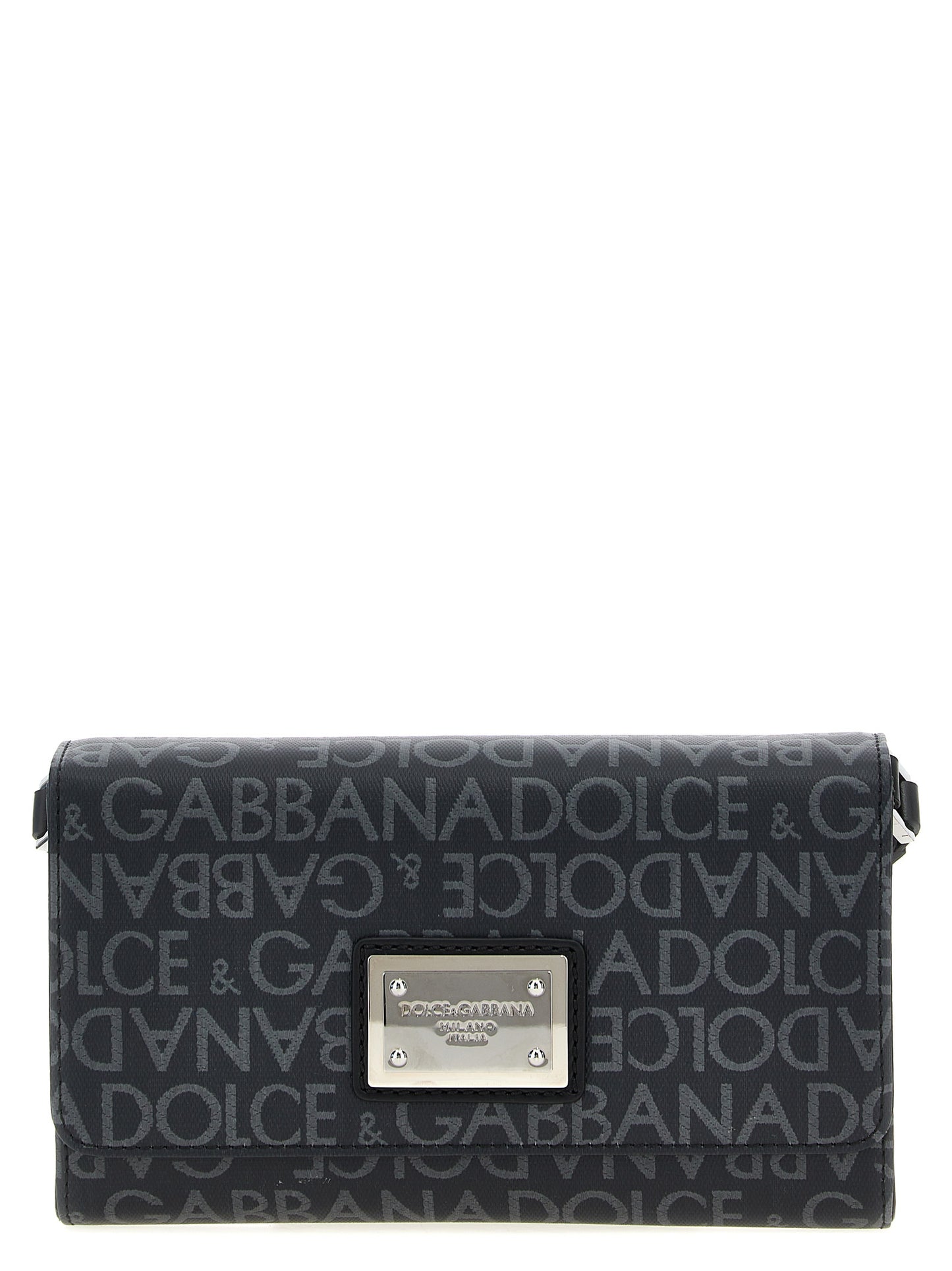 Coated jacquard crossbody bag Crossbody bags