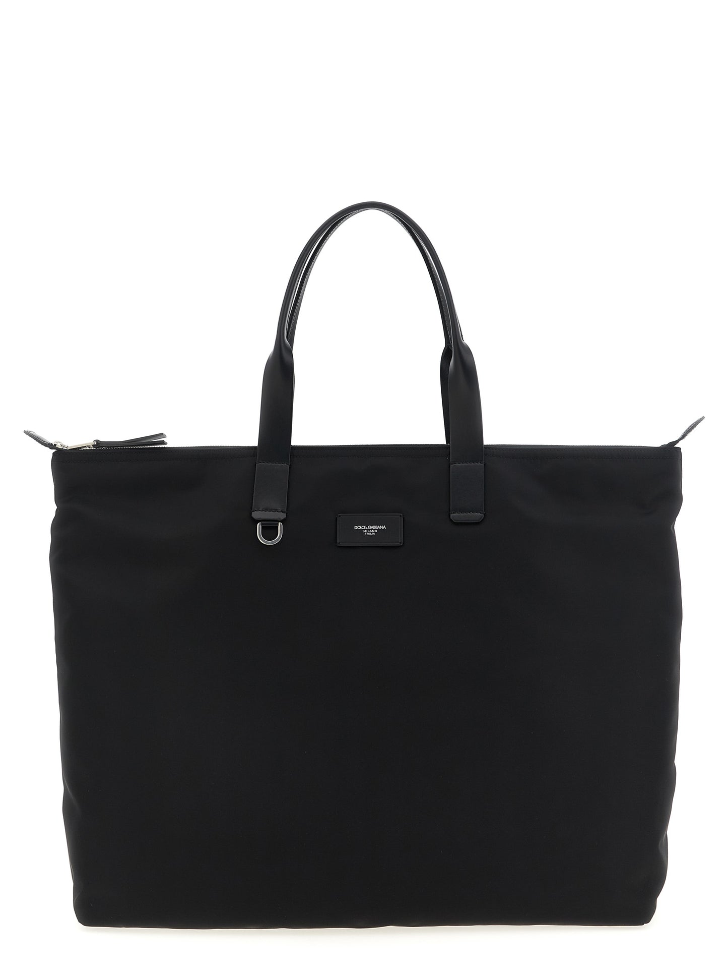 Big logo patch shopping bag Tote bag