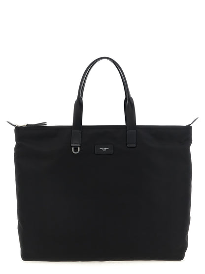 Big logo patch shopping bag Tote bag