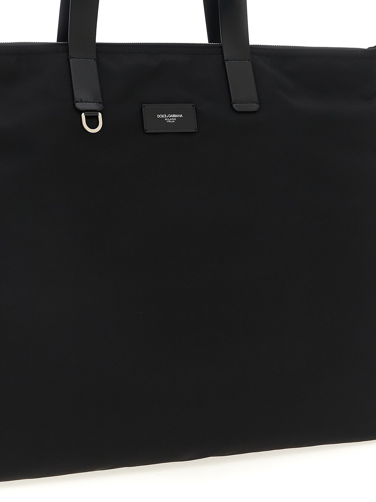 Big logo patch shopping bag Tote bag