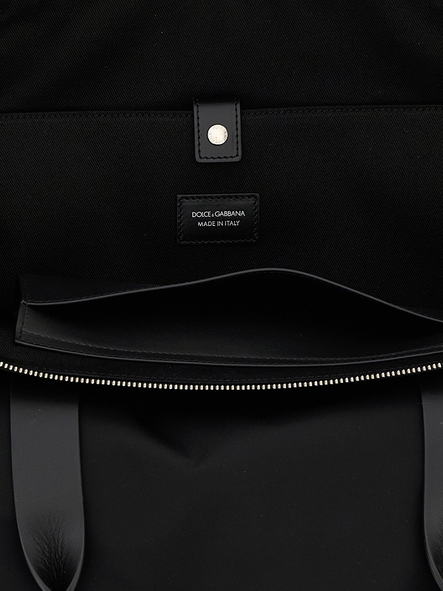 Media logo patch shopping bag Tote bag