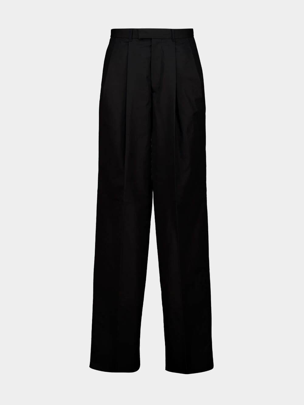 Givenchy Pants with double pleats in poplin