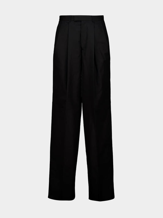 Givenchy Pants with double pleats in poplin