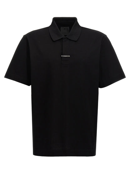 'Placket' polo shirt Polo