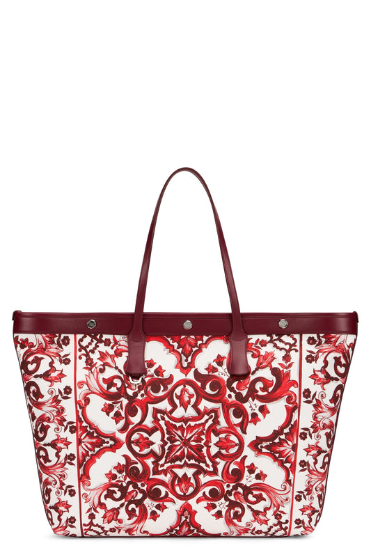 Dolce & Gabbana Tote bag with majolica print
