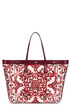 Dolce & Gabbana Tote bag with majolica print