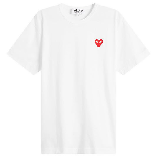 Comme Des Garcons Play Short sleeve tee red heart