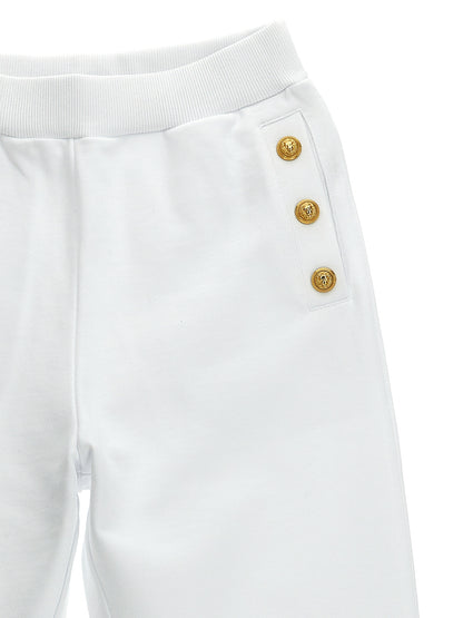 Logo button joggers Pants