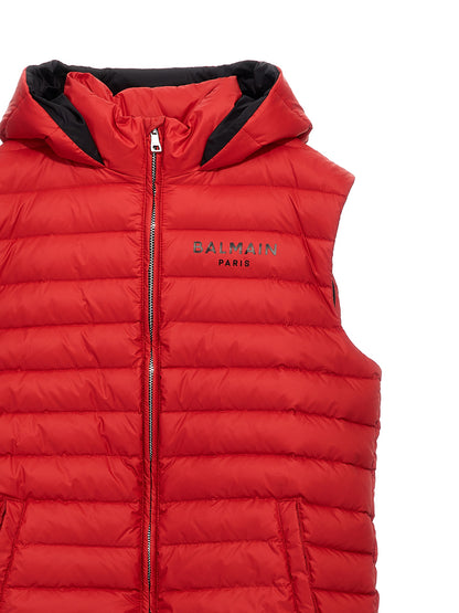 Long logo print down jacket Down jacket, Parka, Casual jackets