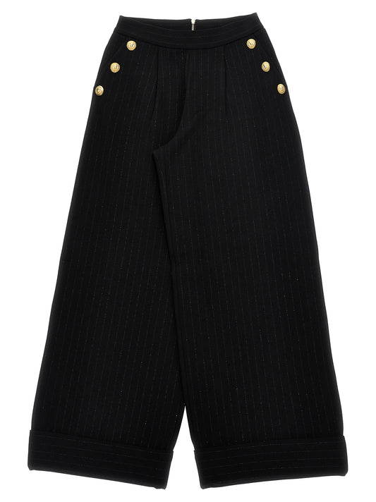 Lurex pinstriped pants Pants