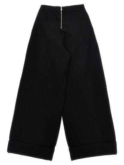 Lurex pinstriped pants Pants