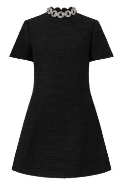 Valentino Garavani Short dress in cotton tweed