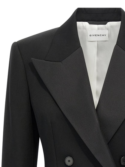 Satin lapel blazer Blazer, suits