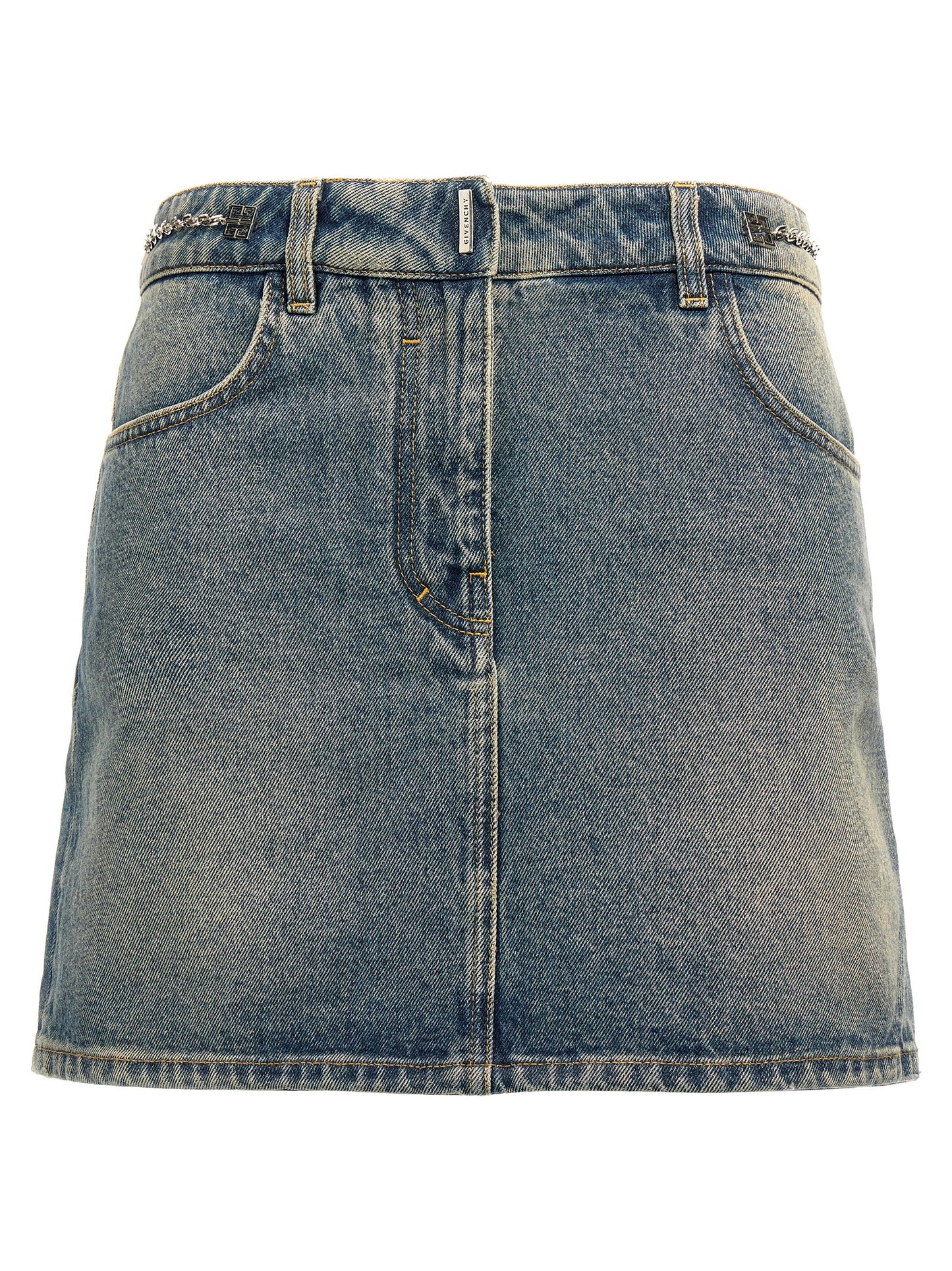 Denim mini skirt Skirts