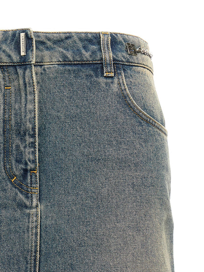 Denim mini skirt Skirts
