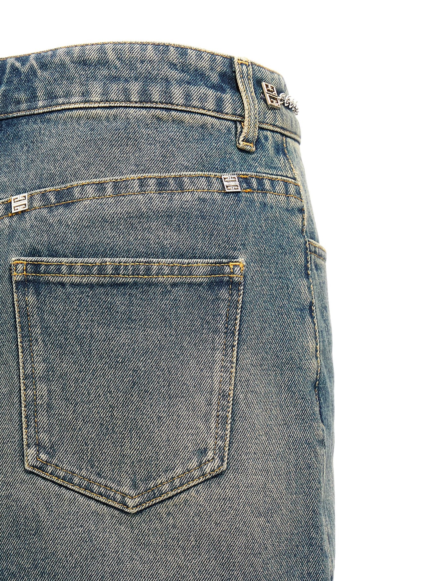 Denim mini skirt Skirts
