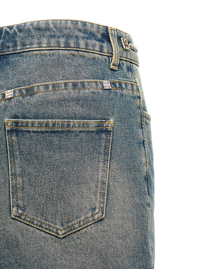 Denim mini skirt Skirts