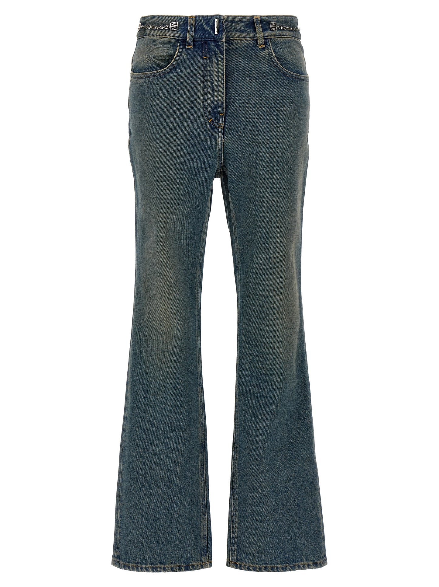 Chain jeans with logo Jeans