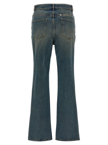 Chain jeans with logo Jeans