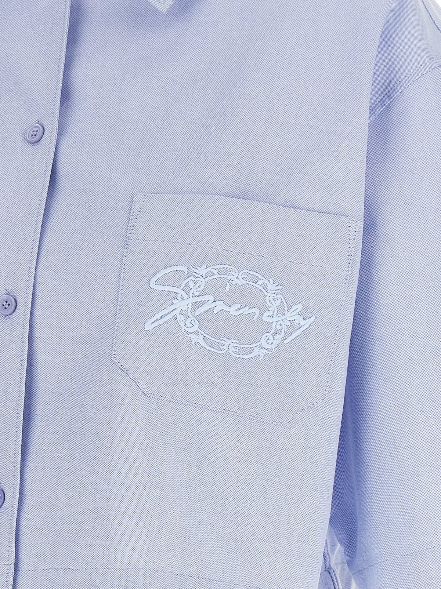 Logo embroidery shirt Shirt, blouse