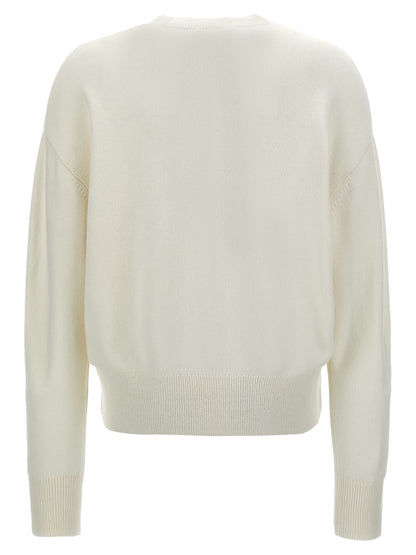 Flocked logo sweater Sweater, cardigans