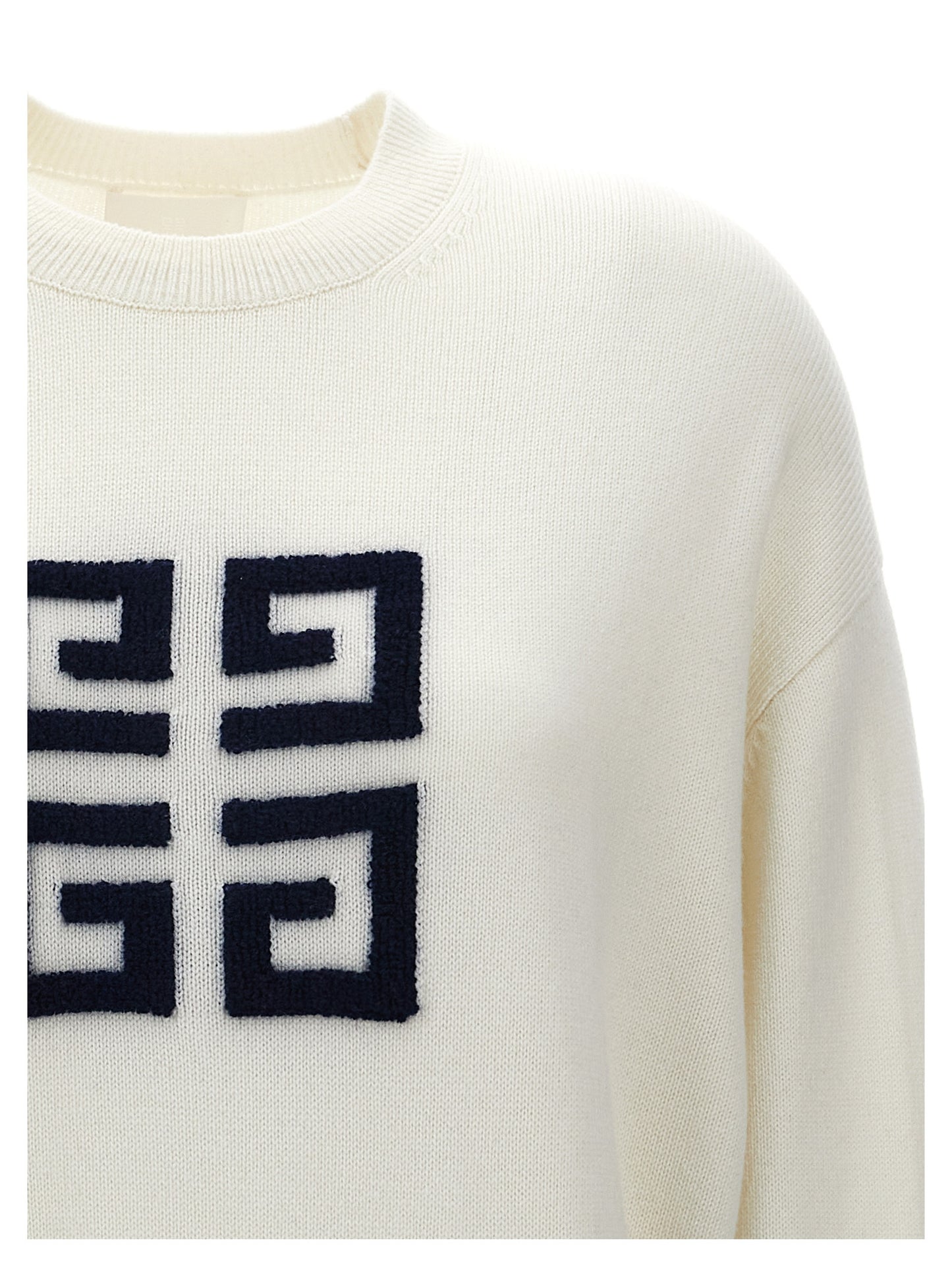 Flocked logo sweater Sweater, cardigans