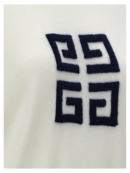 Flocked logo sweater Sweater, cardigans