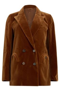 BLAZÉ Milano Velvet double-breasted blazer