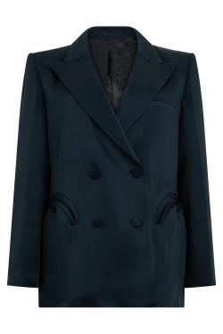 BLAZÉ Milano Double-breasted blazer in satin
