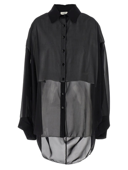 Oversize cuffs shirt Shirt, blouse