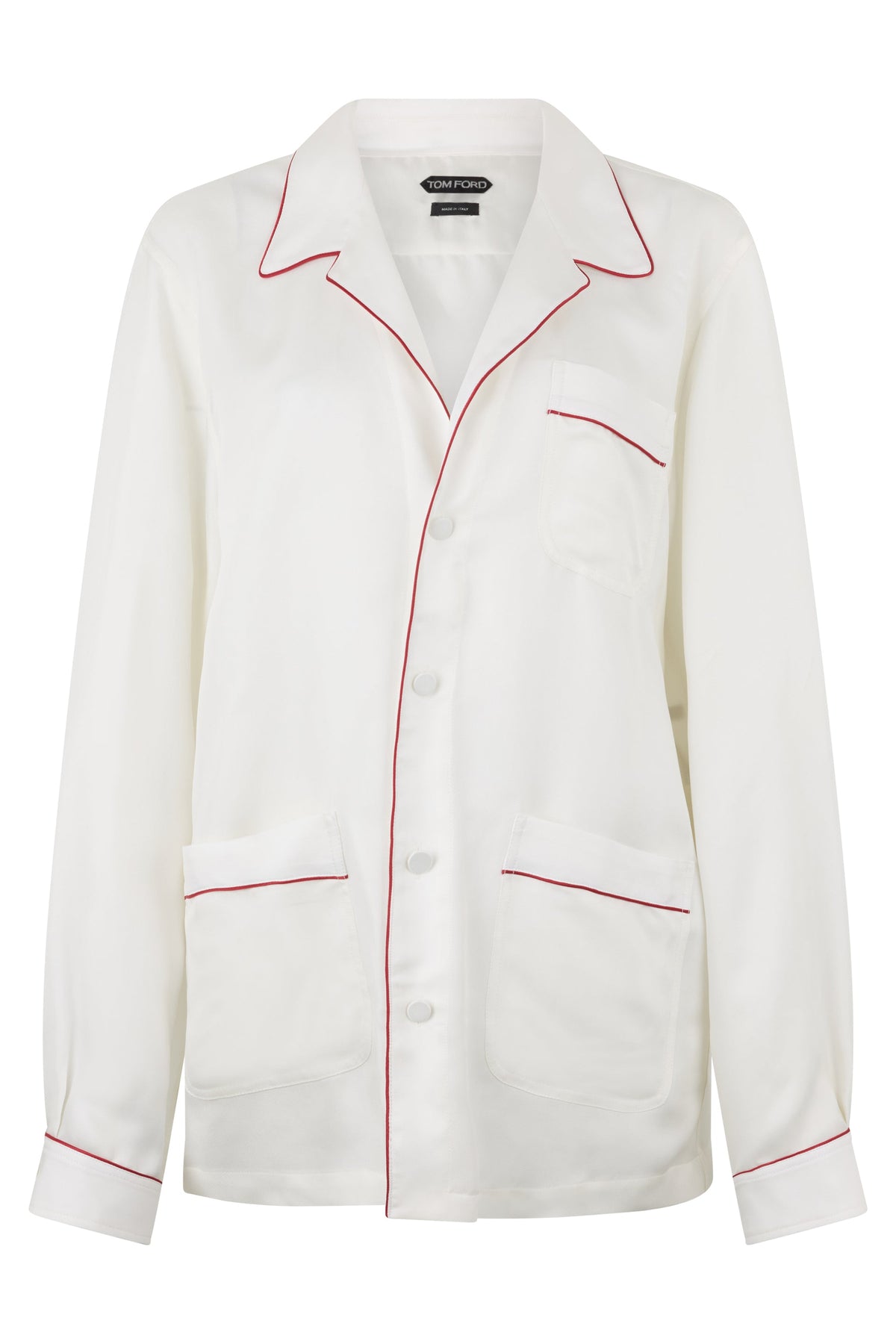 Tom Ford Silk twill pj shirt