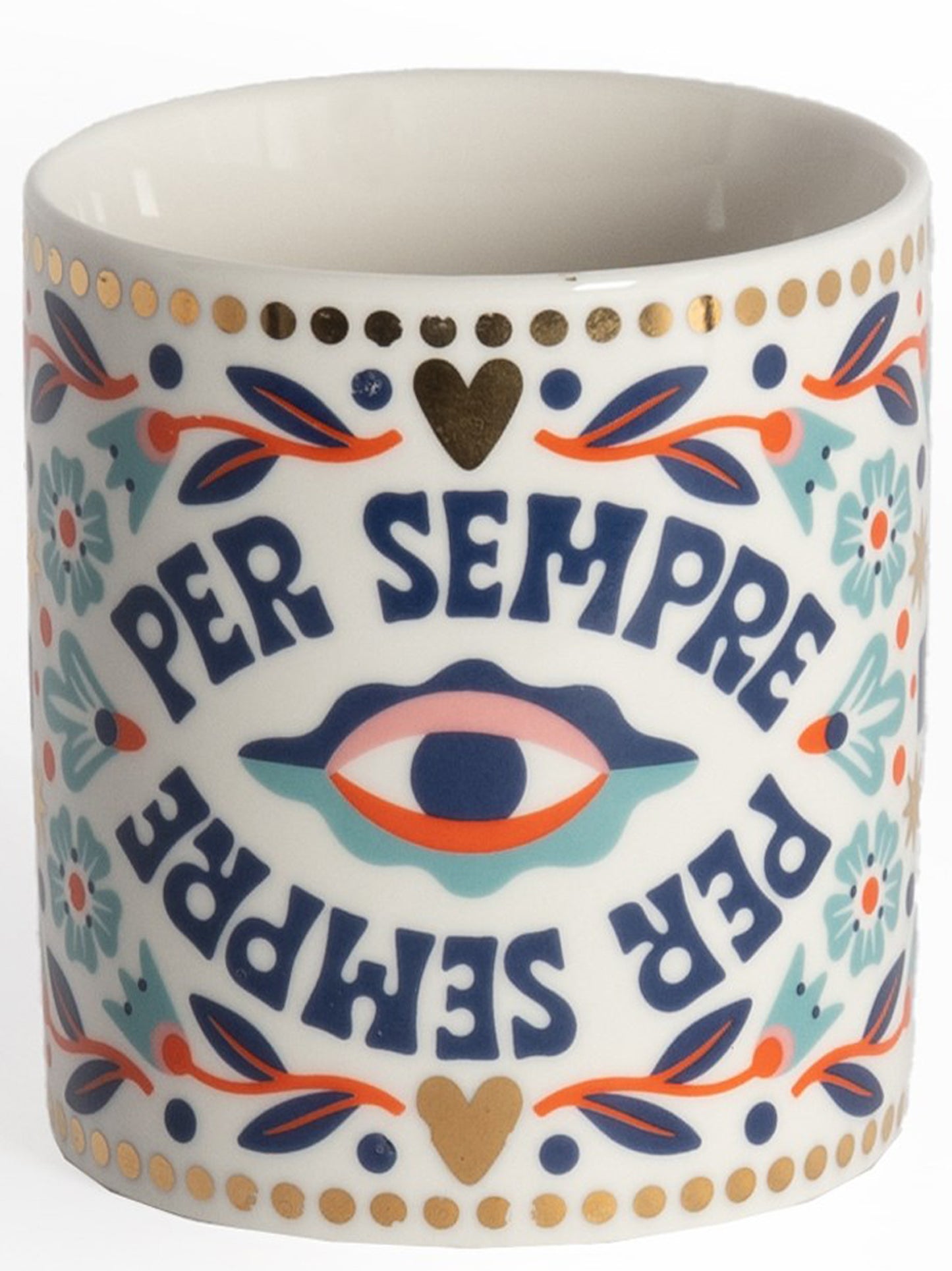 Porcelain 'Per Sempre' mug Tea and coffee