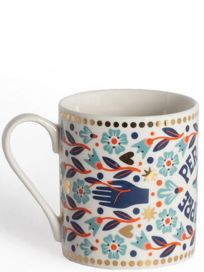 Porcelain 'Per Sempre' mug Tea and coffee