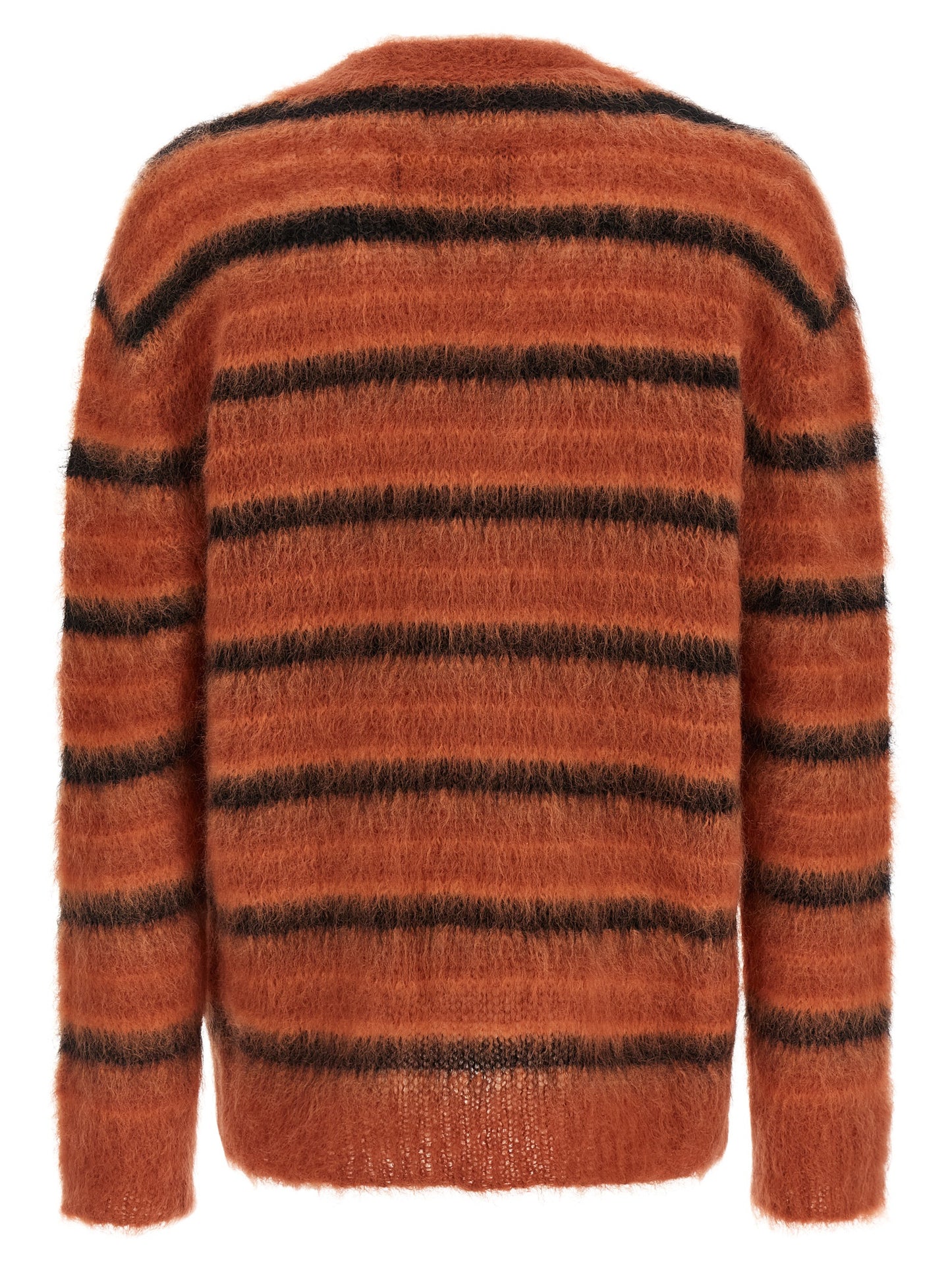 Brushed striped cardigan Sweater, cardigans