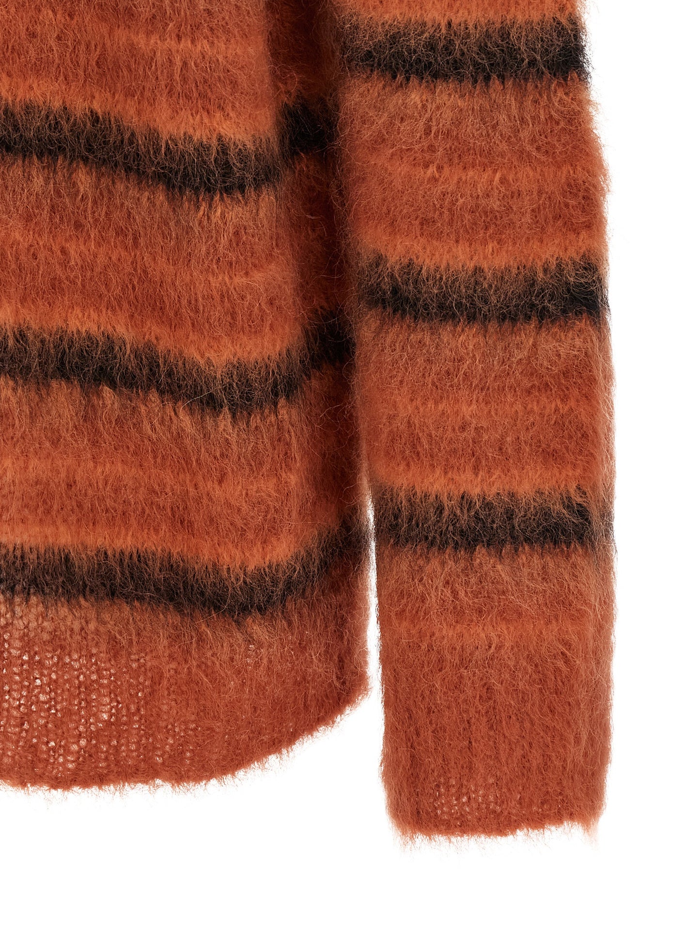 Brushed striped cardigan Sweater, cardigans