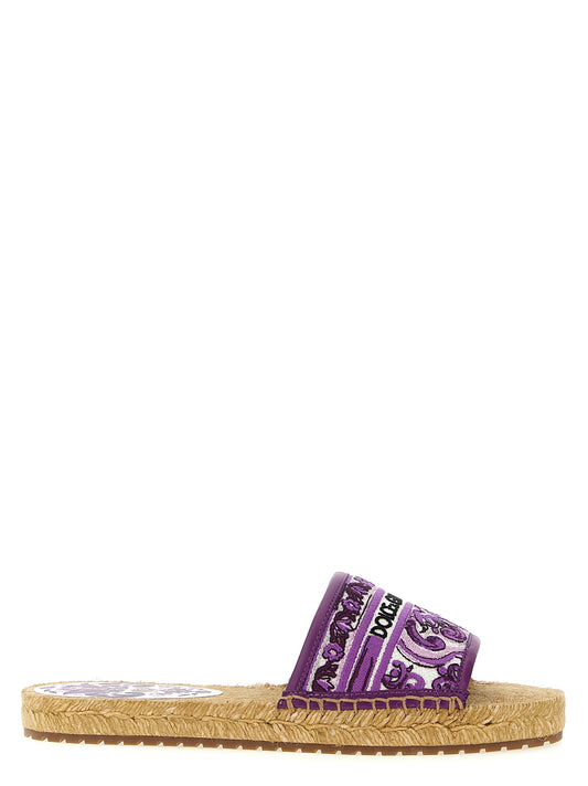 Embroidery espadrilles Sandals