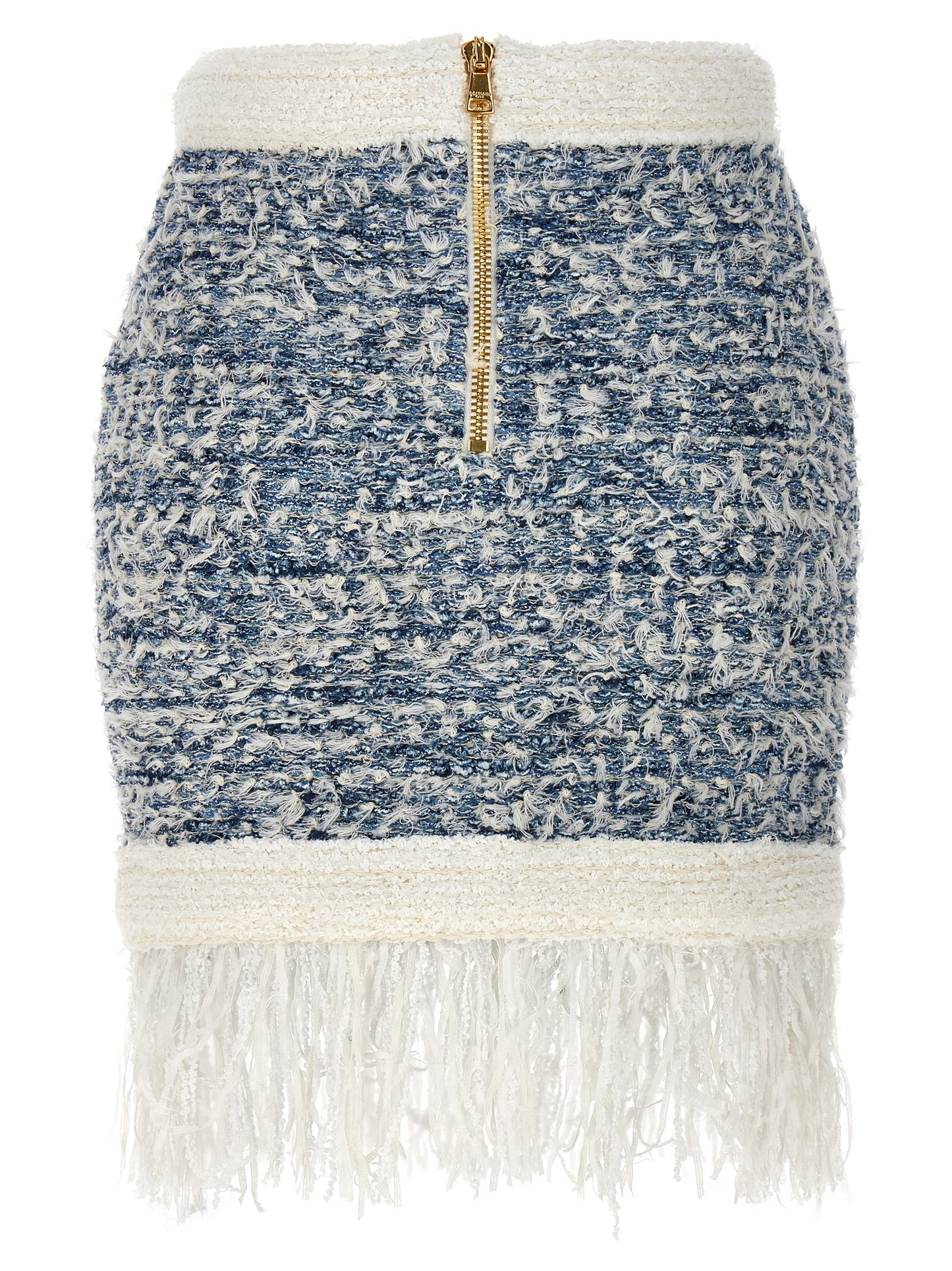 Fringed tweed skirt Skirts