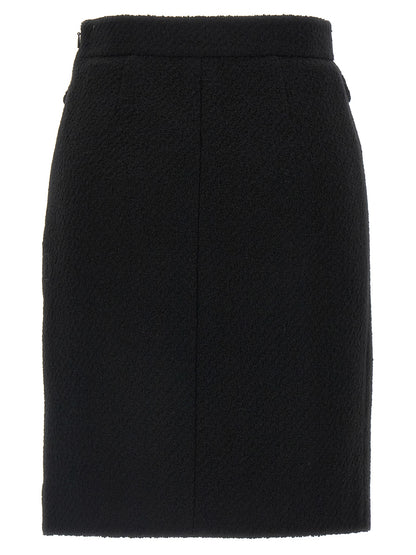 Bouclé wool skirt Skirts