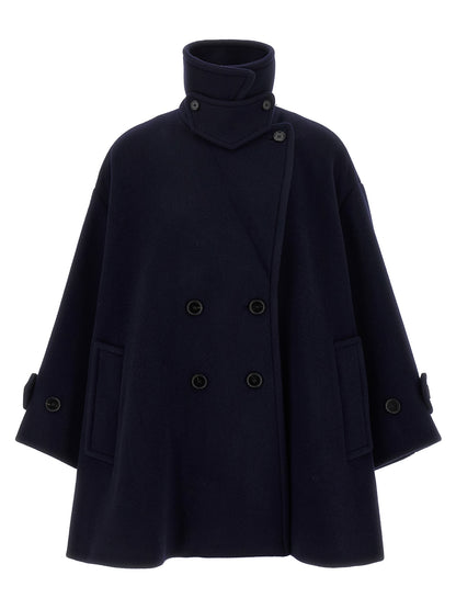 Double breasted wool coat Coats, trench coats