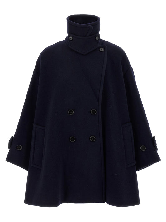 Double breasted wool coat Coats, trench coats