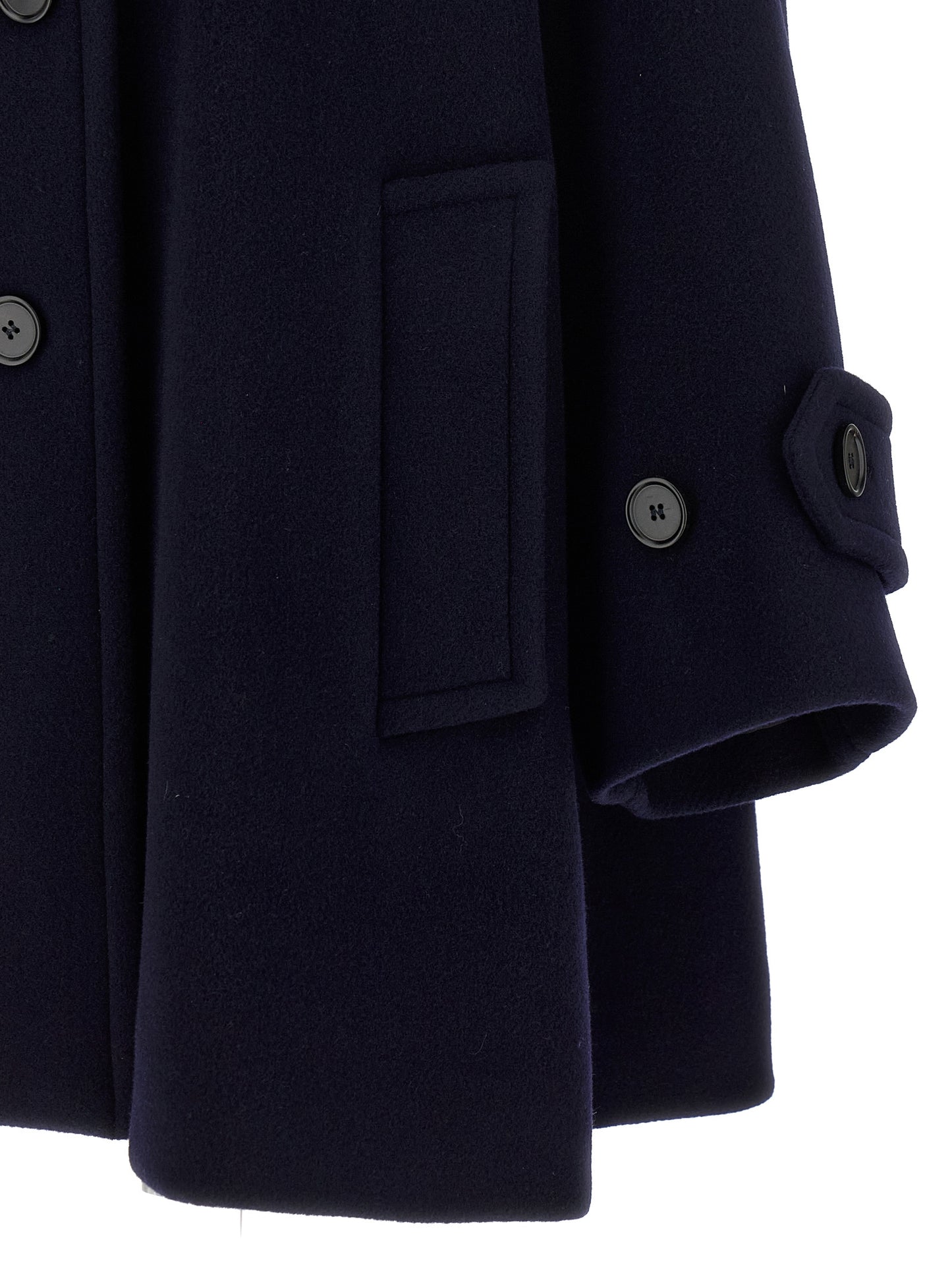 Double breasted wool coat Coats, trench coats